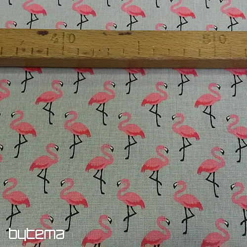Tela decorativa FLAMINGO gris