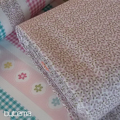 Tela decorativa TWIST FLOWER rosa