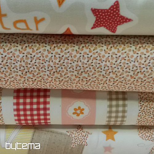 Tela decorativa TWIST B01 rayas naranjas
