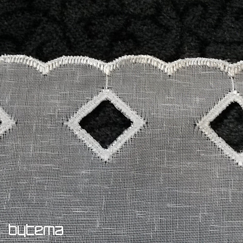 Cortina bordada 309 blanco