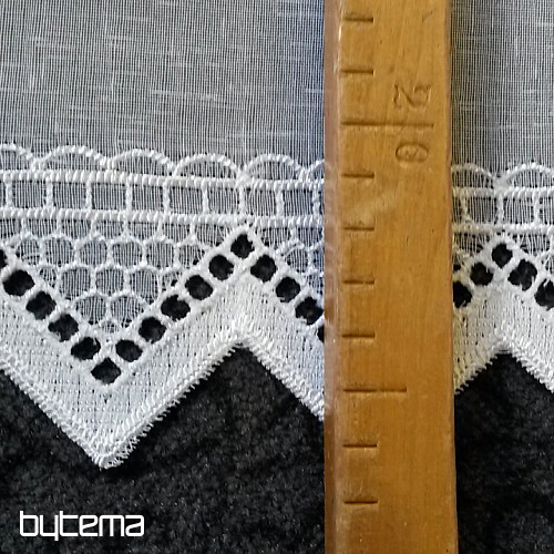 Cortina bordada 309 blanco