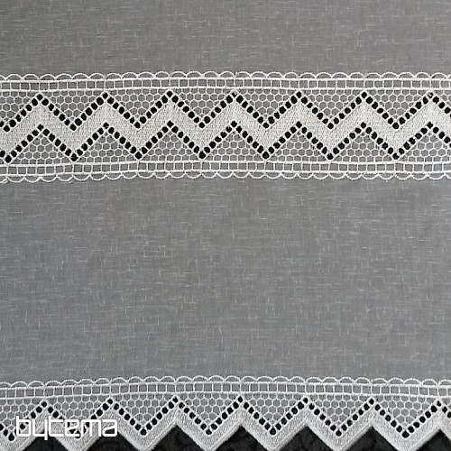 Cortina bordada 309 blanco