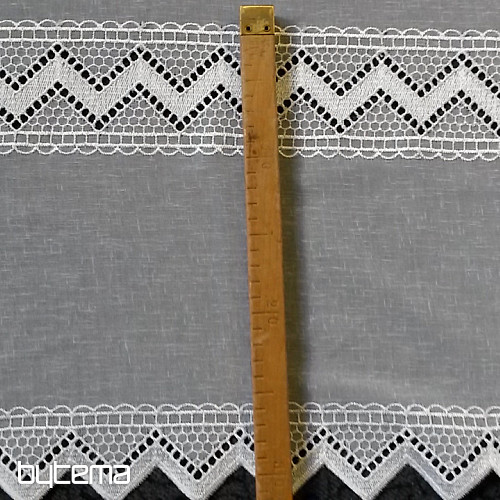 Cortina bordada 309 blanco