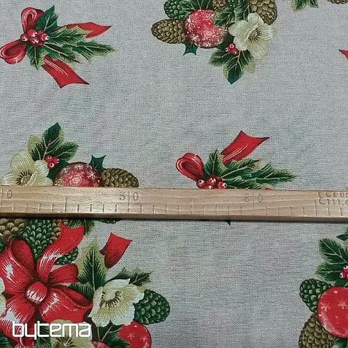 Tela decorativa Navidad CESMINA flor
