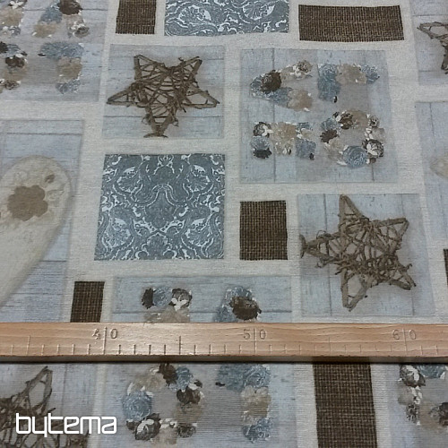 Tela decorativa LOVE CHRISTMAS gris
