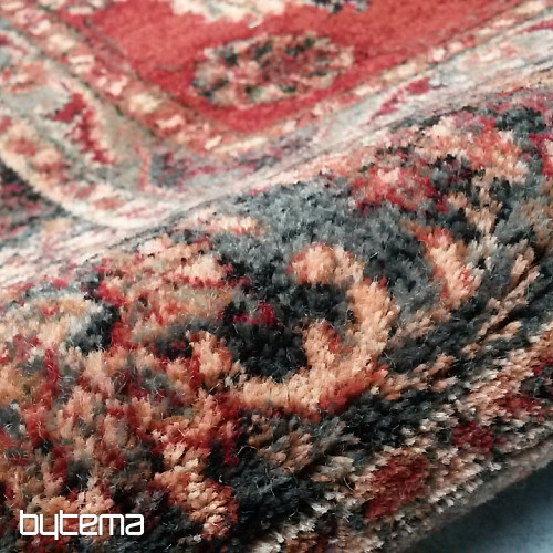 Alfombras de lana de lujo ROYAL all-over rojo flor