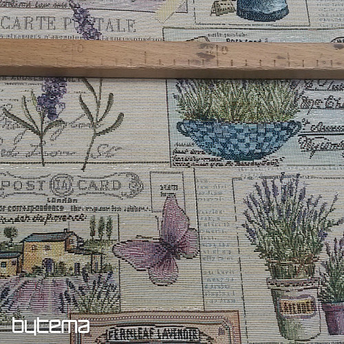 Tela de tapiz SEMILLAS DE LAVANDA JARDÍN 3