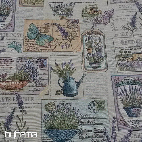 Tela de tapiz SEMILLAS DE LAVANDA JARDÍN 3