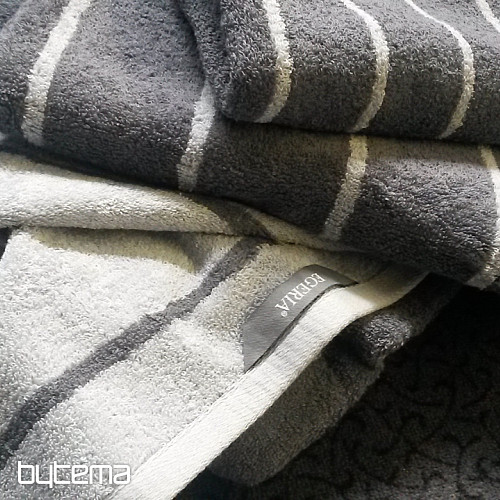 Toalla de lujo y toalla de baño LINE 072 gris