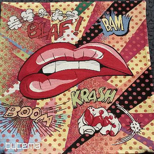 Funda de cojín tapiz COMICS LABIOS