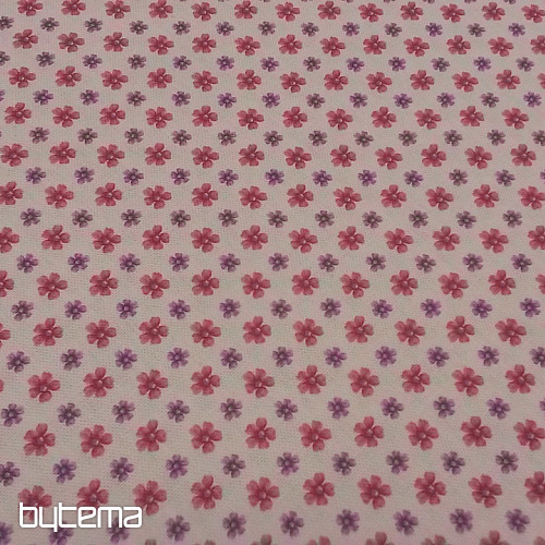 Tela decorativa CLARA FLORES rosa