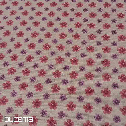 Tela decorativa CLARA FLORES rosa