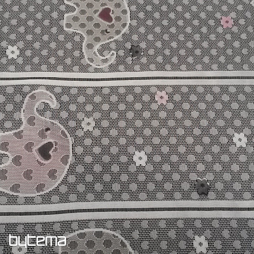 Cortina jacquard infantil ELEFANTES II.