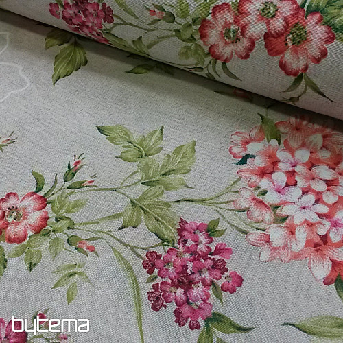 Tela decorativa FUCHSIE beige