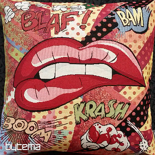 Funda de cojín tapiz COMICS LABIOS