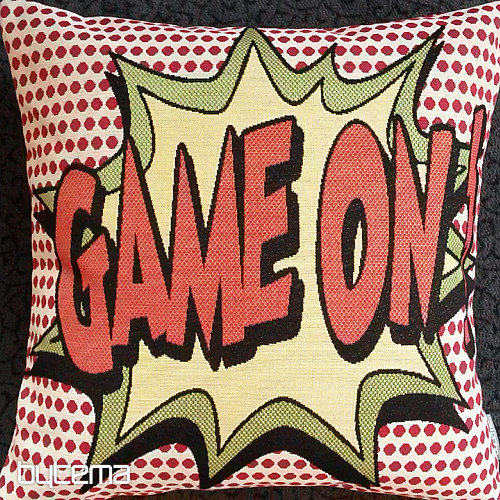 Funda de Cojín Tapiz COMICS GAME ON!