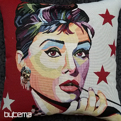 Funda de cojín COMICS Audrey Hepburn Tapiz