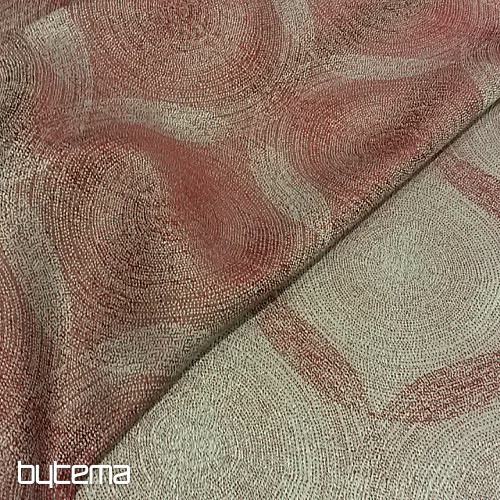 Tela decorativa PATNA 33 rojo/burdeos