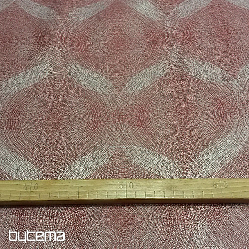 Tela decorativa PATNA 33 rojo/burdeos