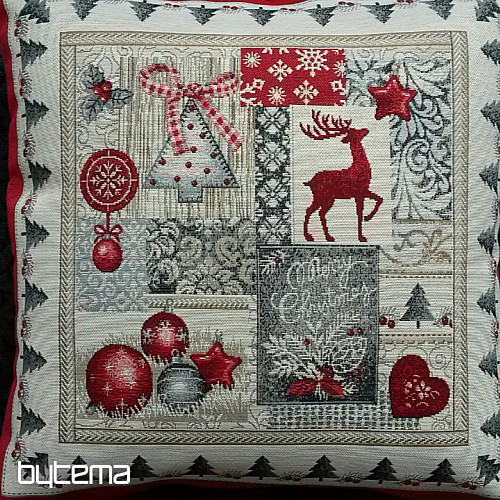 Funda de almohada de tapiz navideño FELIZ NAVIDAD
