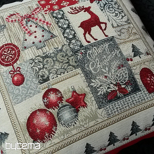 Funda de almohada de tapiz navideño FELIZ NAVIDAD