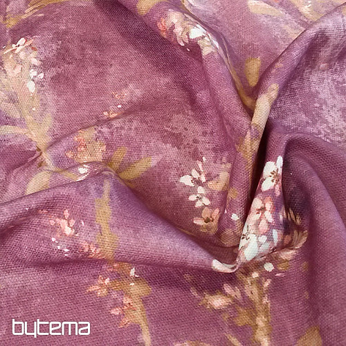 Tela decorativa MUHLY flores violeta