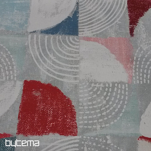 Tela decorativa MOKKA GEO 1 rojo