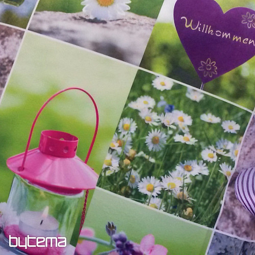 Funda de cojín decorativa JARDÍN PRIMAVERA II