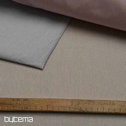 Tela de algodón BABY STRIPE beige