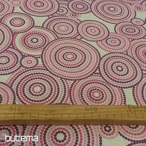Tela decorativa MANDALA ECO lila