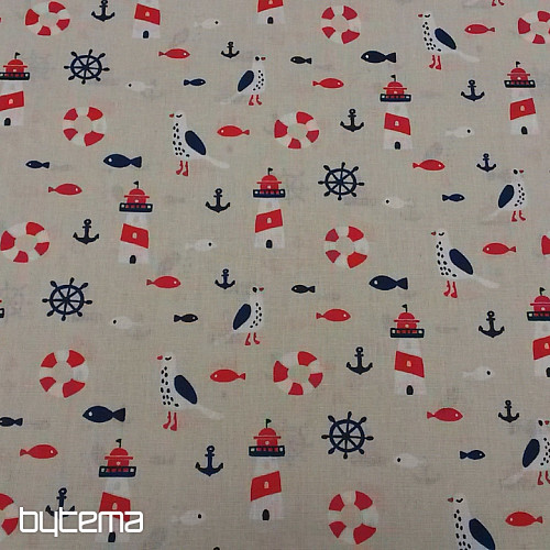 Tela decorativa MAJAKY beige