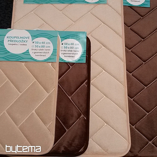 Alfombra de baño 7288 beige