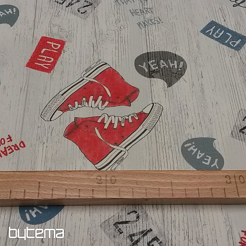 Tela decorativa infantil SNEAKERS