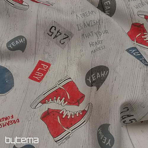 Tela decorativa infantil SNEAKERS