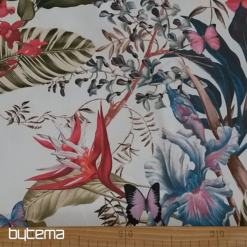 Tela decorativa SOLA blanco
