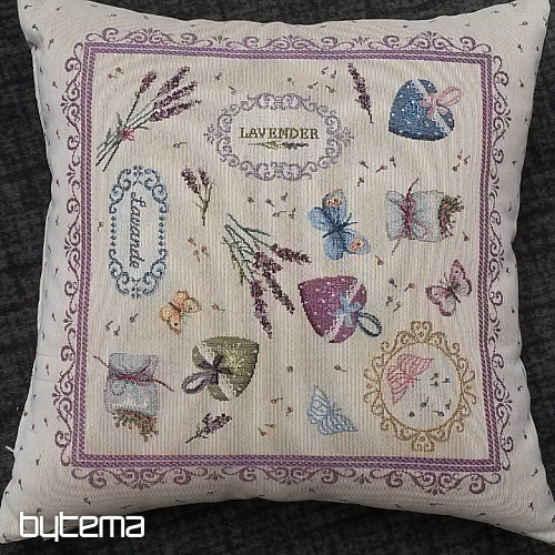 Funda de cojín tapiz Sueño de lavanda