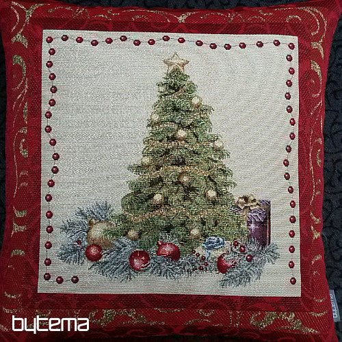 Funda de almohada decorativa navideña ÁRBOL EN UN MARCO