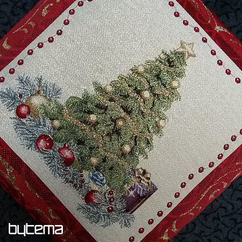 Funda de almohada decorativa navideña ÁRBOL EN UN MARCO