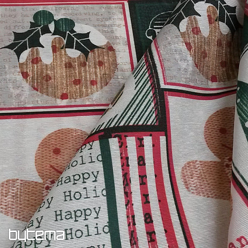 Tela decorativa NAVIDAD PAN DE JENGIBRE