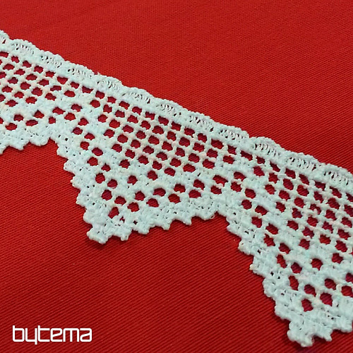 Encaje 5432/0010 5,3 cm blanco mate