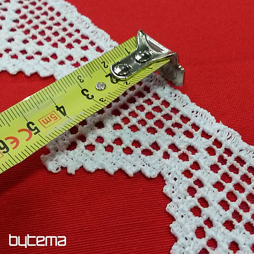 Encaje 5432/0010 5,3 cm blanco mate