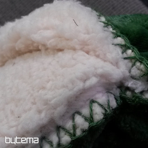 manta de microfibra EXTRA SOFT pana OVEJA - verde