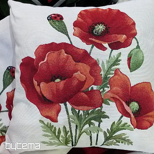 Funda de cojín tapiz AMAPOLAS