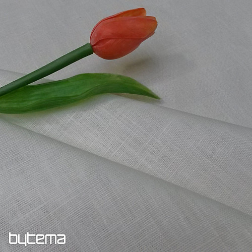 Tela de lino blanca.