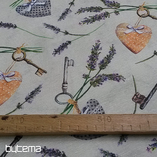 Tela decorativa CLAUDIE lavanda