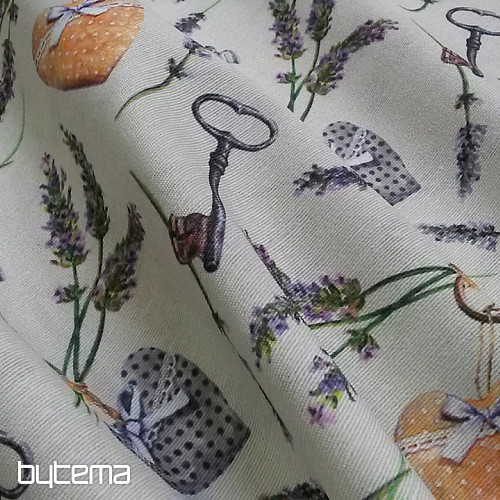 Tela decorativa CLAUDIE lavanda