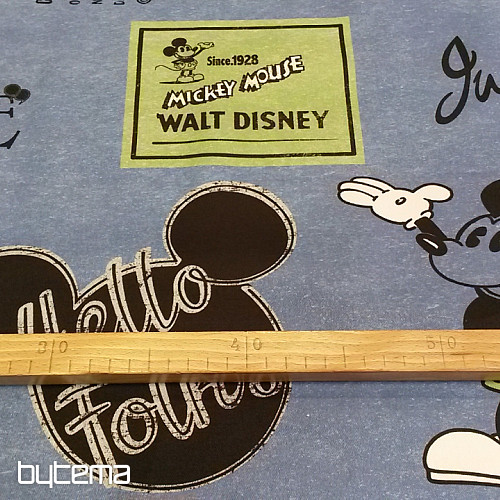Tela decorativa infantil MICKEY MOUSE azul