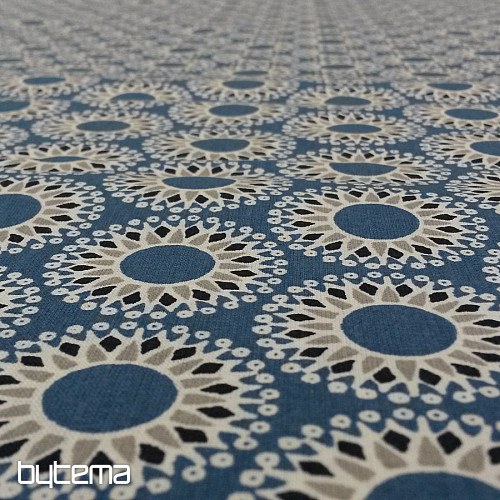 Tela de algodón MALAWA azul