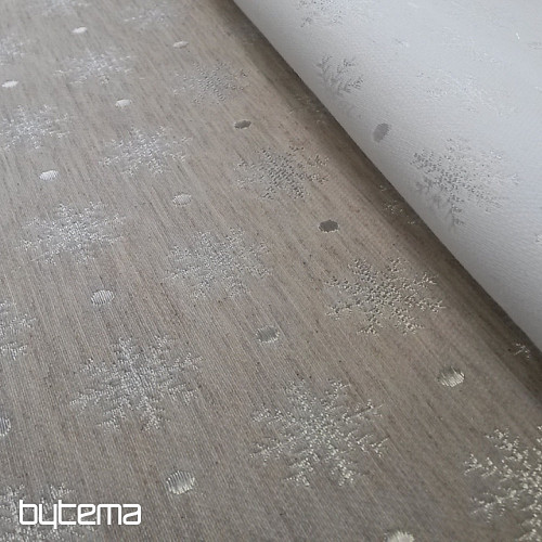 Tela decorativa navideña para manteles Gris escamas 081 ancho 280