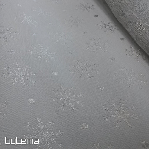 Tela decorativa navideña para manteles Gris escamas 081 ancho 280